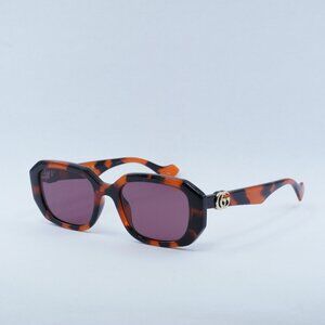 🕶️ New Gucci GG1535S 005 Sunglasses - Orange Spotted Havana Frame